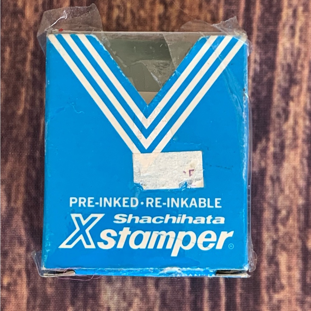 NEW Shachihata XStamper Pre-Inked Re-Inkable "Past Due" Stamp